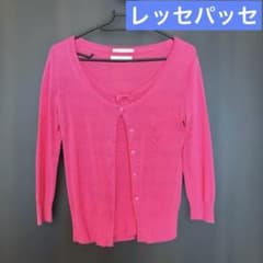 LAISSE PASSE レッセパッセ ピンク アンサンブル ニット