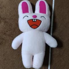 ノンタン　ふわふわビッグぬいぐるみ2　うさぎさん