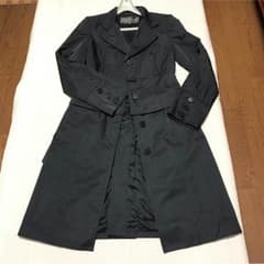 みちこ様専用  ボディドレッシングデラックストレンチコート黒美品のサムネイル