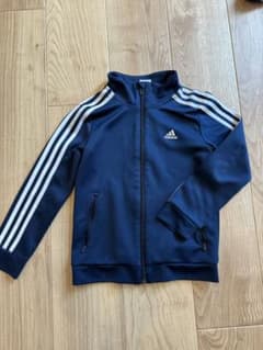adidas キッズジャージ ネイビー 140のサムネイル