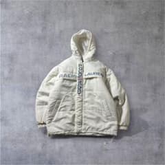 90s POLO SPORT ダウンパーカー 星条旗 白 ラルフローレン - メルカリ