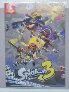 Splatoon3 클리어 파일 A4 사이즈