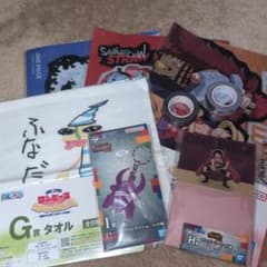 ワンピース 一番くじ クリアファイル タオル マステ セットのサムネイル