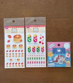 シール 3枚セット レトロチック 純喫茶 BGM ビージーエム レトロ散策 銭湯