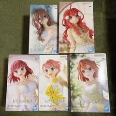五等分の花嫁 アニメ原画展Ver フィギュアコンプリートセット