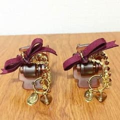 半額【新品未使用】スワロフスキー コンプレックスビズ ヘアクリップ 2個セットのサムネイル
