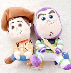 トイ・ストーリー5 ぬいぐるみ ウッディ＆バズ・ライトイヤー 2点 セット