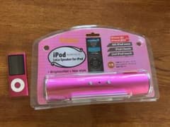 Lala speaker for iPod +iPod nano 第4世代8GB - メルカリ