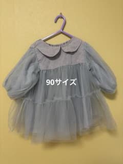 女の子 水色ワンピース 90サイズのサムネイル