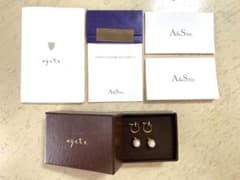 agate　アガット　K10　パール　イヤリングのサムネイル