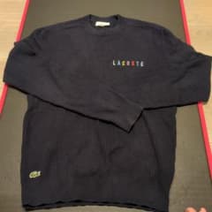 LACOSTE ネイビー トレーナー US Sのサムネイル
