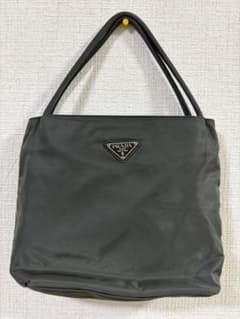 え*️様 PRADA ナイロン トートバッグ カーキグレーのサムネイル