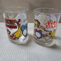 포켓몬 미니 글라스 1999년 글래스 피카츄 탐험대 루기아 폭탄