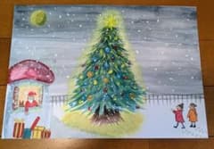 ハンドメイド イラスト クリスマスツリーのサムネイル