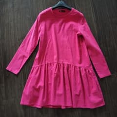 ZARA ピンク フレアドレス Sのサムネイル