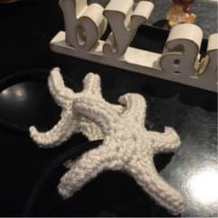 ハンドメイド☆スターフィッシュヘアゴム☆のサムネイル