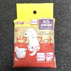 アイリスオーヤマ ペット用おむつ ピタフィット 女の子用 XS 4枚入のサムネイル
