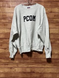 【Champion】リバースウィーブ メキシコ製 PCOM 刺繍 スウェット Lのサムネイル