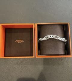 お*ち様 HERMES エルメス シルバー シェーヌ・ダンクル GM 16コマ