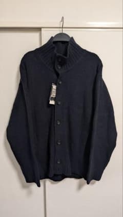 UNIQLO　ニットカーディガン XL ネイビーのサムネイル