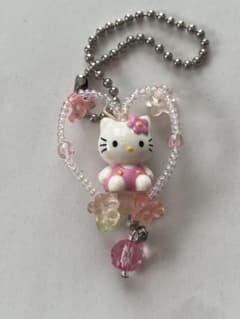 レトロ！ハローキティ ビーズ ストラップのサムネイル