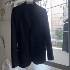 BALENCIAGA ブラック ネービー　テーラードジャケットのサムネイル