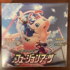 ポケモンカードゲーム ソード&シールド拡張パック フュージョンアーツ　シュリンクのサムネイル