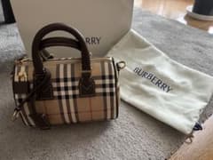 BURBERRY ミニ チェック ボウリングバッグのサムネイル