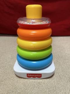 カラフルなリングを積み重ねる知育おもちゃ 6点セット まとめ売り ベビー玩具のサムネイル