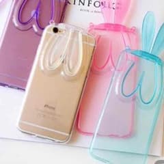 iPhone６ソフトケース  うさぎのサムネイル