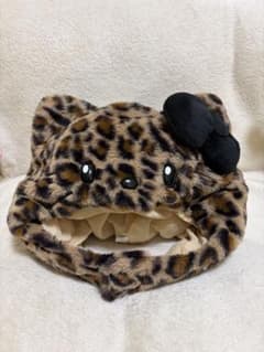 USJ ハローキティ ヒョウ柄 ファンキャップ ハロウィンナイトのサムネイル