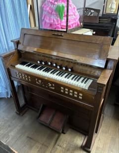 ヤマハオルガン61鍵盤 7ヶストップ付き 修理点検済み保証付き リードオルガン 61鍵盤 7ストップ 鍵盤楽器 足踏みオルガン 全鍵盤簡易