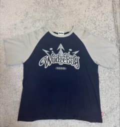 9090 WudgeBoy ラグラン Tシャツ ネイビー グレーのサムネイル