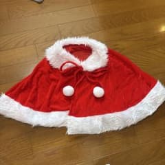 サンタコスチュームセット（ケープ・帽子・ドレス）のサムネイル