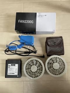 空調服用　ファン&バッテリーセット　FAN2200Gのサムネイル