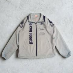 90s ルコックスポルティフ トラックジャケット ビッグロゴ 刺繍 Y2K