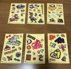 [비매품] 마리오 오디세이 & 스플라툰 2 스티커 6장 닌텐도 Switch