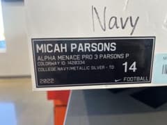 COWBOYS parsons11選手着用済みスパイク COWBOYS parsons11選手着用済みスパイク