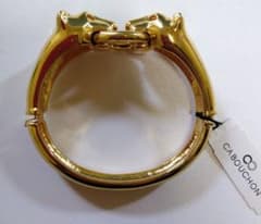 レディース アクセサリー バングル CABOUCHON ヒョウ  ゴールドのサムネイル