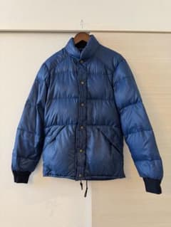 80s Eddie Bauer グースダウンジャケット ネイビーのサムネイル