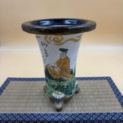 別製最高級白胴縁錦鉢 龍山 愛楽園製のサムネイル