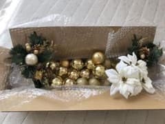 お値下げ！クリスマスオーナメント　ゴールド系のサムネイル