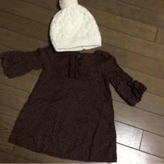 gap＊コーデュロイ水玉ワンピ♡90のサムネイル