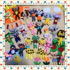 フェルト動物釣り☆:*・゜(●´∀｀●)のサムネイル