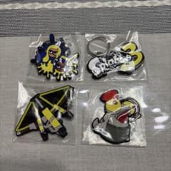 Splatoon 3 Rubber Keychain Set of 4 (Ichiban Kuji)