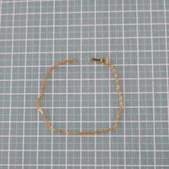 ！ジャンク品チェーン切れ！4℃ ブレスレット K18のサムネイル