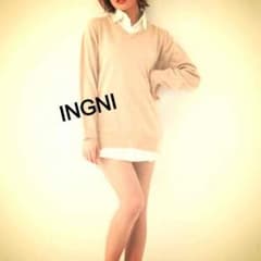 INGNI イング シャツ付ニットチュニックのサムネイル