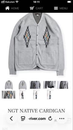WESTRIDE NGT NATIVE CARDIGAN グレー 42(XL) WESTRIDE NGT NATIVE CARDIGAN グレー 42(XL) - メルカリ