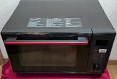 【未使用】山善スチームオーブンレンジ 25L 2022年製 フラットタイプ 黒のサムネイル