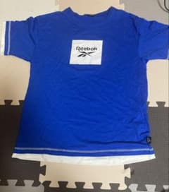 Reebok キッズ 半袖Tシャツ ブルー 140cmのサムネイル
